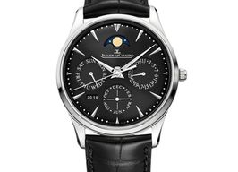 Jaeger-LeCoultre Master Ultra Thin Perpetual Q1308470 (2023) - Zwart wijzerplaat 39mm Staal