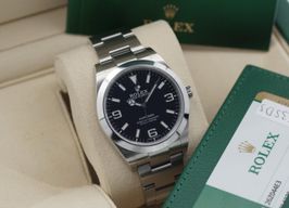 Rolex Explorer 214270 (2019) - Zwart wijzerplaat 39mm Staal