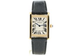 Cartier Tank Solo W5200002 (2012) - Silver dial 31 mm Yellow Gold case