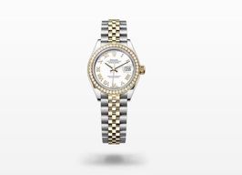 Rolex Lady-Datejust 279383RBR (2025) - White dial 28 mm Gold/Steel case