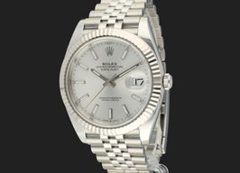 Rolex Datejust 41 126334 (2022) - Zilver wijzerplaat 41mm Staal