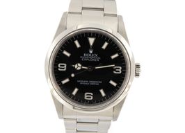 Rolex Explorer 14270 (1997) - Zwart wijzerplaat 36mm Staal