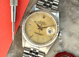 Rolex Datejust 36 16234 (1989) - Zilver wijzerplaat 36mm Staal