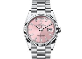Rolex Day-Date 36 128236 (2025) - Roze wijzerplaat 36mm Platina