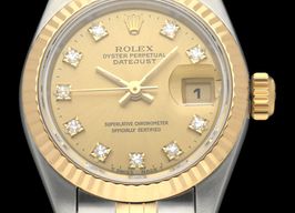 Rolex Lady-Datejust 69173G (1995) - Champagne dial 26 mm Gold/Steel case