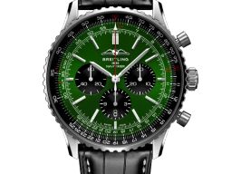 Breitling Navitimer 01 (46 MM) AB0137241L1P1 (2022) - Groen wijzerplaat 46mm Staal