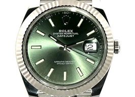 Rolex Datejust 41 126334 (2023) - Groen wijzerplaat 41mm Staal