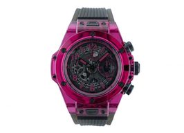 Hublot Big Bang Unico 411.JR.4901.RT (Unknown (random serial)) - Transparent dial 45 mm Plastic case