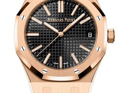 Audemars Piguet Royal Oak Selfwinding 15510OR.OO.1320OR.02 (2025) - Black dial 41 mm Rose Gold case