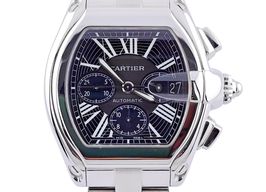 Cartier Roadster 2618 (Onbekend (willekeurig serienummer)) - Zwart wijzerplaat 40mm Staal