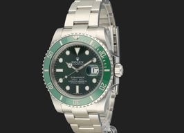 Rolex Submariner Date 116610LV (2016) - Groen wijzerplaat 40mm Staal