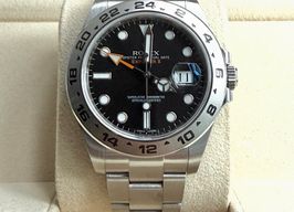 Rolex Explorer II 216570 (2016) - Zwart wijzerplaat 42mm Staal