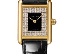 Cartier Tank Louis Cartier WGTA0269 (2026) - Zwart wijzerplaat 30mm Geelgoud