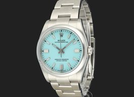 Rolex Oyster Perpetual 36 126000 (2021) - Blauw wijzerplaat 36mm Staal