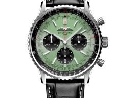 Breitling Navitimer 1 B01 Chronograph AB0138241L1P1 (2022) - Groen wijzerplaat 43mm Staal
