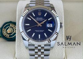 Rolex Datejust 41 126334 (2024) - Blauw wijzerplaat 41mm Staal