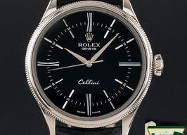 Rolex Cellini Time 50509 (2019) - Black dial 39 mm White Gold case