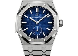 Audemars Piguet Royal Oak 26591TI.OO.1252TI.04 (2025) - Blue dial 42 mm Titanium case
