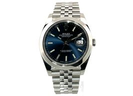 Rolex Datejust 41 126300 (2017) - Blue dial 41 mm Steel case