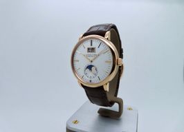 A. Lange & Söhne Saxonia 384.032 (2022) - Zilver wijzerplaat 40mm Roségoud