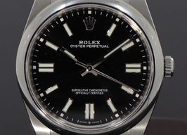 Rolex Oyster Perpetual 41 124300 (2020) - Zwart wijzerplaat 41mm Staal