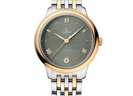 Omega De Ville 434.20.34.20.10.001 (2025) - Groen wijzerplaat 34mm Goud/Staal