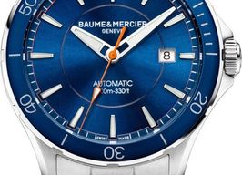 Baume & Mercier Clifton M0A10378 (2025) - Blauw wijzerplaat 42mm Staal