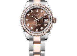 Rolex Lady-Datejust 279381RBR (2025) - Bruin wijzerplaat 28mm Staal