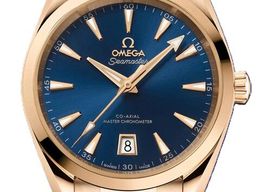 Omega Seamaster Aqua Terra 220.50.38.20.03.001 (2026) - Blauw wijzerplaat 38mm Geelgoud
