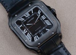 Cartier Santos WSSA0039 (2022) - Black dial 48 mm Steel case