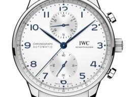 IWC Portuguese Chronograph IW371617 (2026) - Silver dial 41 mm Steel case