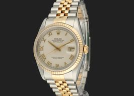 Rolex Datejust 36 16233 (1996) - Beige dial 36 mm Gold/Steel case