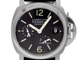 Panerai Luminor Power Reserve PAM00241 (2008) - Zwart wijzerplaat 40mm Staal
