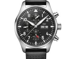 IWC Pilot Chronograph IW378001 (2025) - Black dial 43 mm Steel case
