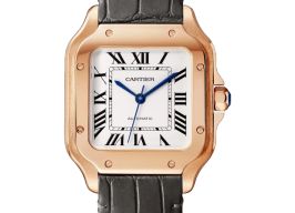 Cartier Santos WGSA0028 (2025) - Silver dial 35 mm Rose Gold case