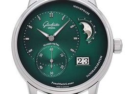 Glashütte Original PanoMaticLunar 1-90-02-13-32-62 (2024) - Green dial 40 mm Steel case