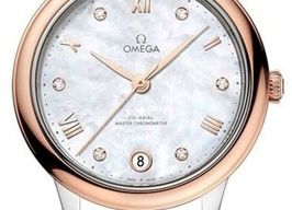 Omega De Ville 434.23.34.20.55.001 (2026) - Wit wijzerplaat 34mm Goud/Staal