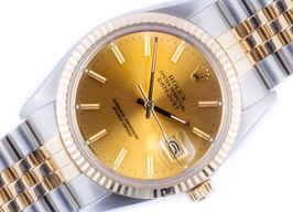 Rolex Datejust 36 16013 (1987) - Champagne dial 36 mm Gold/Steel case