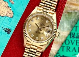 Rolex Lady-Datejust 69178G (1996) - Gold dial 26 mm Yellow Gold case