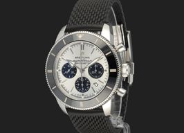 Breitling Superocean Heritage II Chronograph AB0162121B1S1 (2022) - Zwart wijzerplaat 44mm Staal