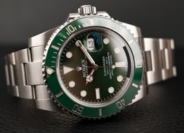 Rolex Submariner Date 116610LV (2014) - Green dial 40 mm Steel case