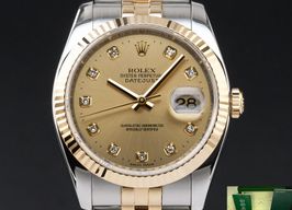 Rolex Datejust 36 116233 (2010) - 36 mm Gold/Steel case