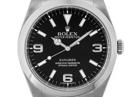 Rolex Explorer 214270 (2010) - Black dial 39 mm Steel case