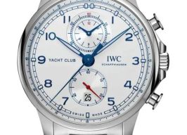 IWC Portuguese Yacht Club Chronograph IW390702 (2026) - Zilver wijzerplaat 45mm Staal