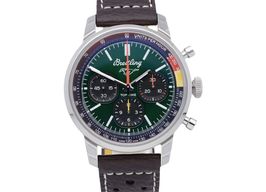 Breitling Top Time AB01762A1L1X1 (2024) - Green dial 41 mm Steel case