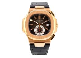 Patek Philippe Nautilus 5980R-001 (2013) - Brown dial 40 mm Rose Gold case