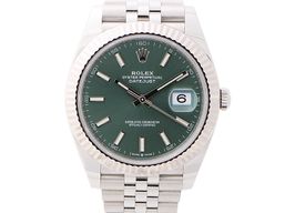 Rolex Datejust 41 126334 (2024) - Groen wijzerplaat 41mm Staal