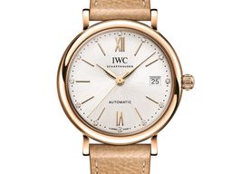 IWC Portofino Automatic IW458606 (2023) - Zilver wijzerplaat 37mm Roodgoud