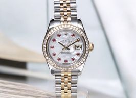 Rolex Lady-Datejust 179383 (2015) - Wit wijzerplaat 26mm Goud/Staal