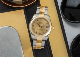 Rolex Datejust 31 178243 (2007) - Champagne wijzerplaat 31mm Goud/Staal